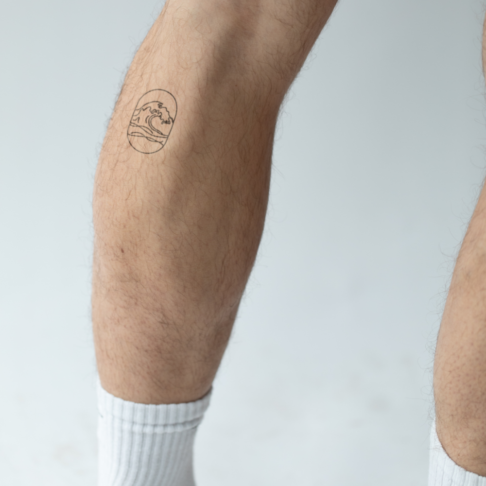 Men's Wave 4 Tattoo