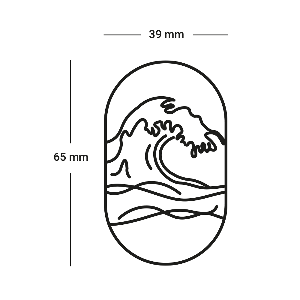 Men's Wave 4 Tattoo