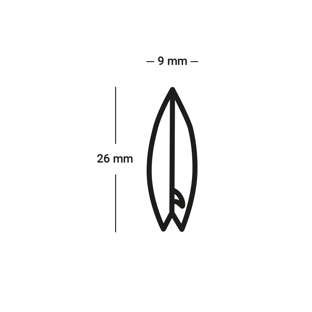 Men's Surfboard Tattoo S