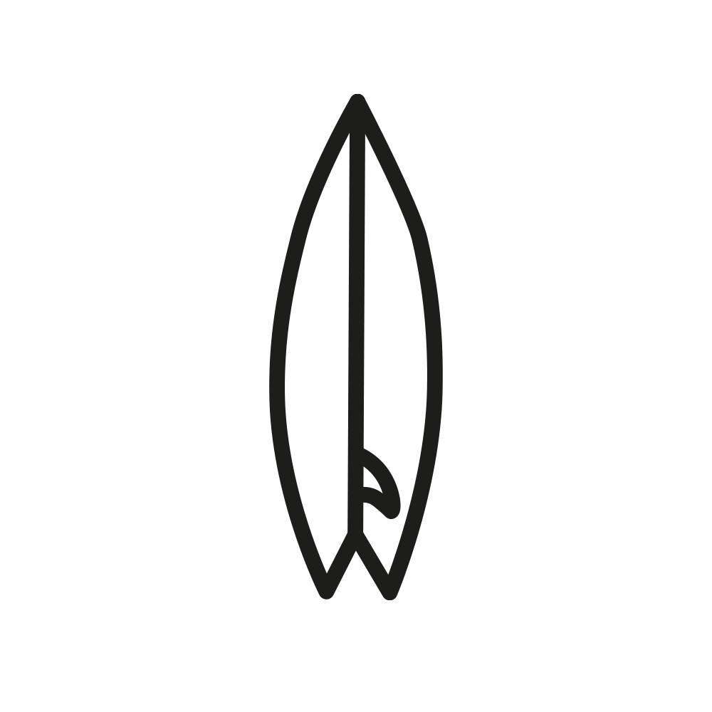 Men's Surfboard Tattoo M