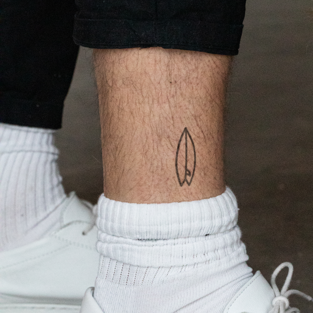 Men's Surfboard Tattoo M