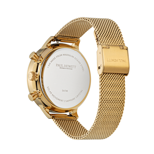 Oceanpulse watch gold white