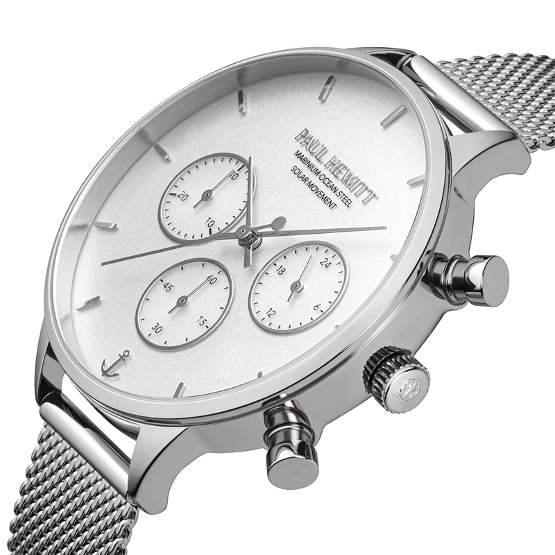 Women's watch Oceanpulse » Silver White – PAUL HEWITT