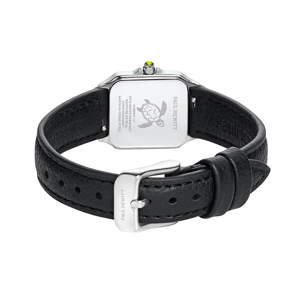 Petite Tortue white & silver