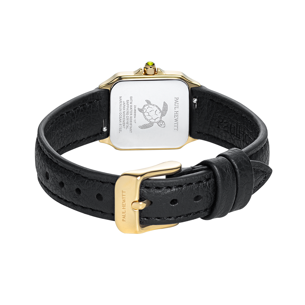 Petite Tortue white & gold