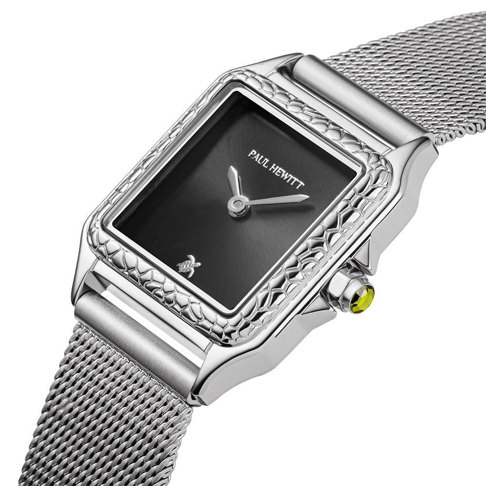 Petite Tortue black & silver