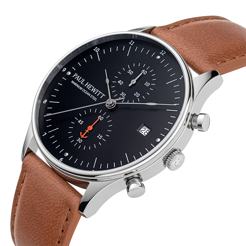 Chrono Quartz Leather brown