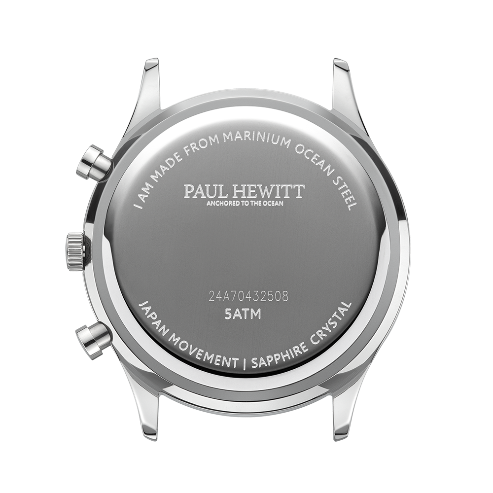 Chrono Quartz Mesh silver