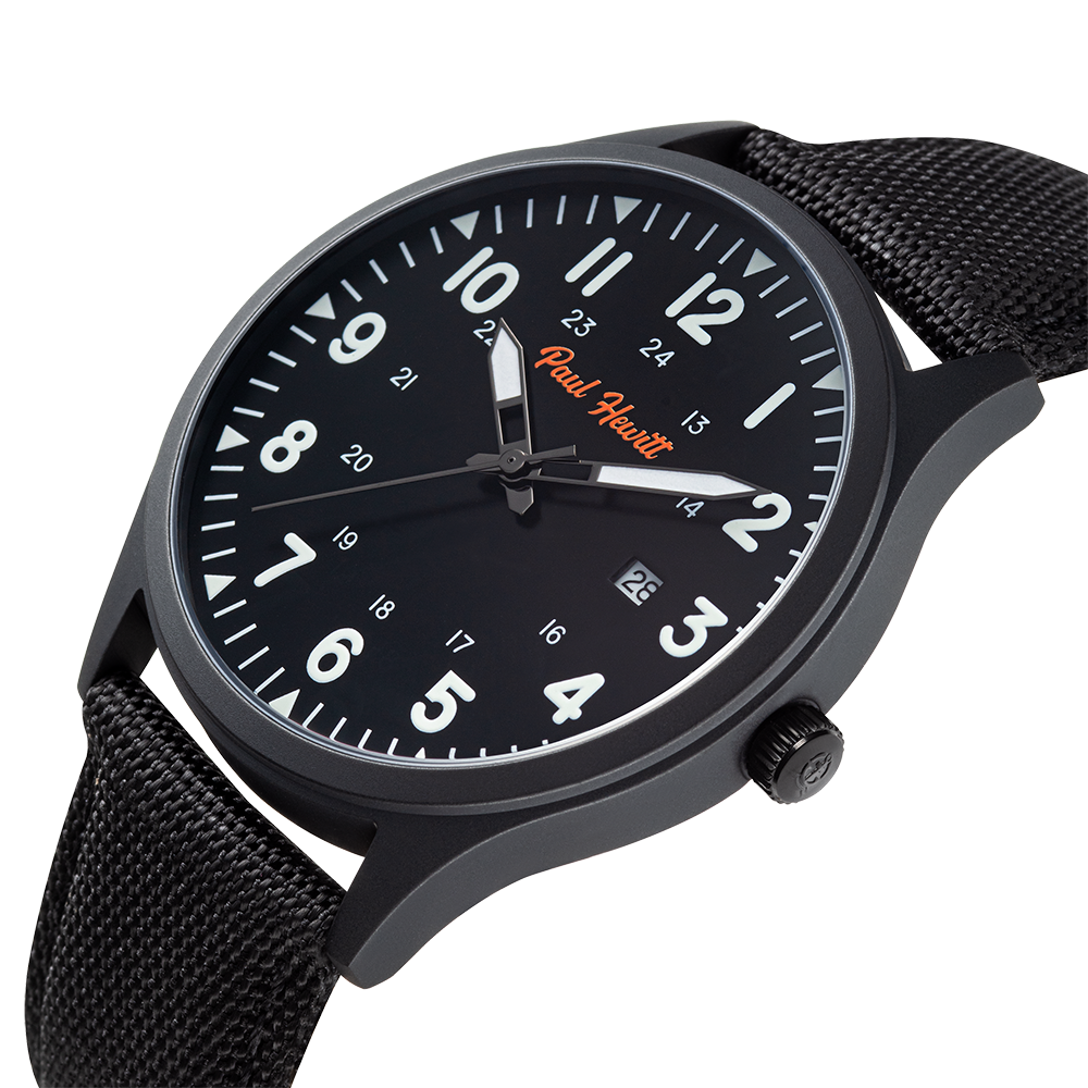 Captain's Field Watch Midnight black