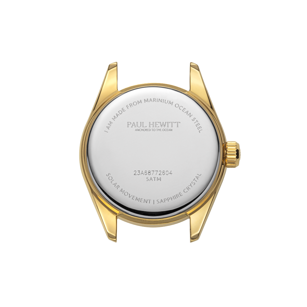 Petit Soleil Round Uhr Gold Pearl