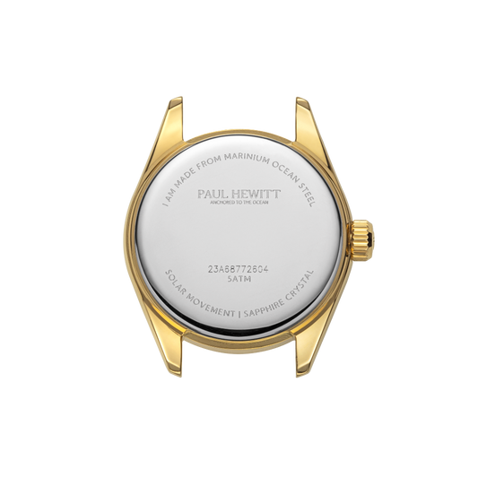 Petit Soleil Round Watch Gold White