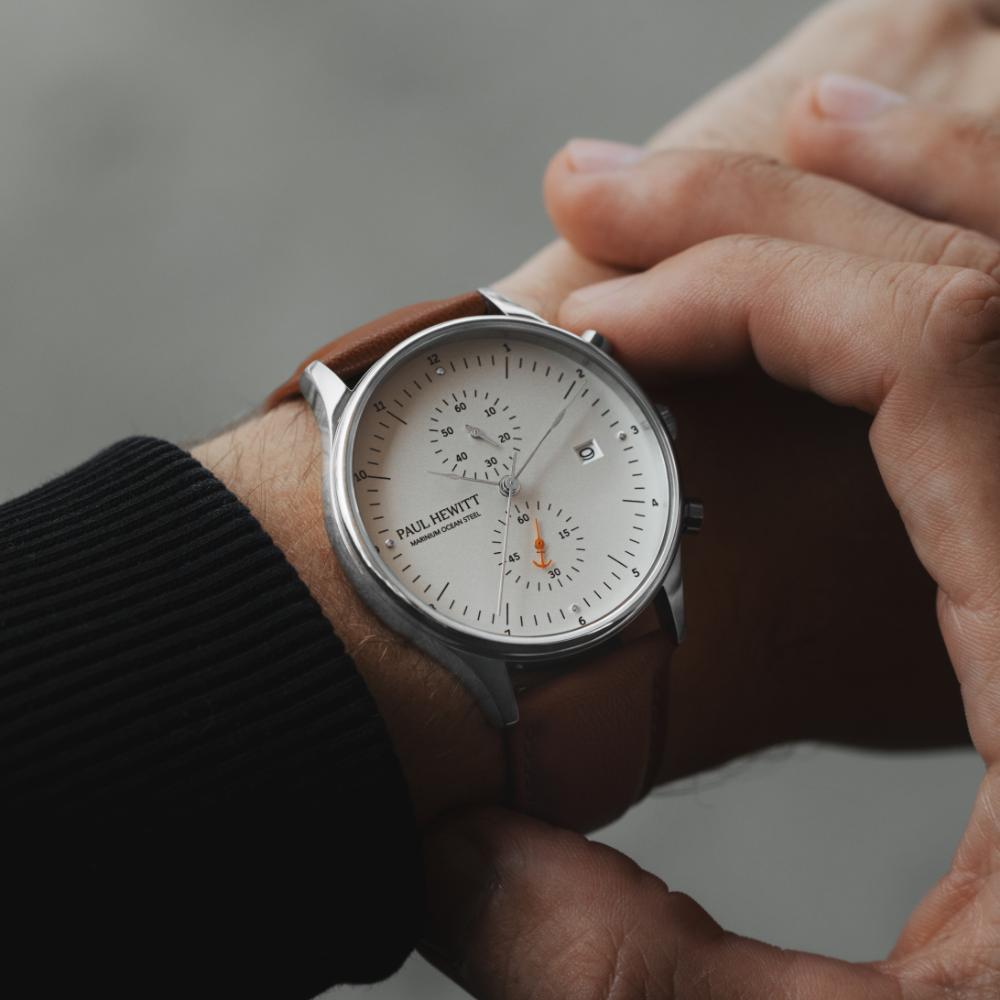 Chrono Quartz Leder brown