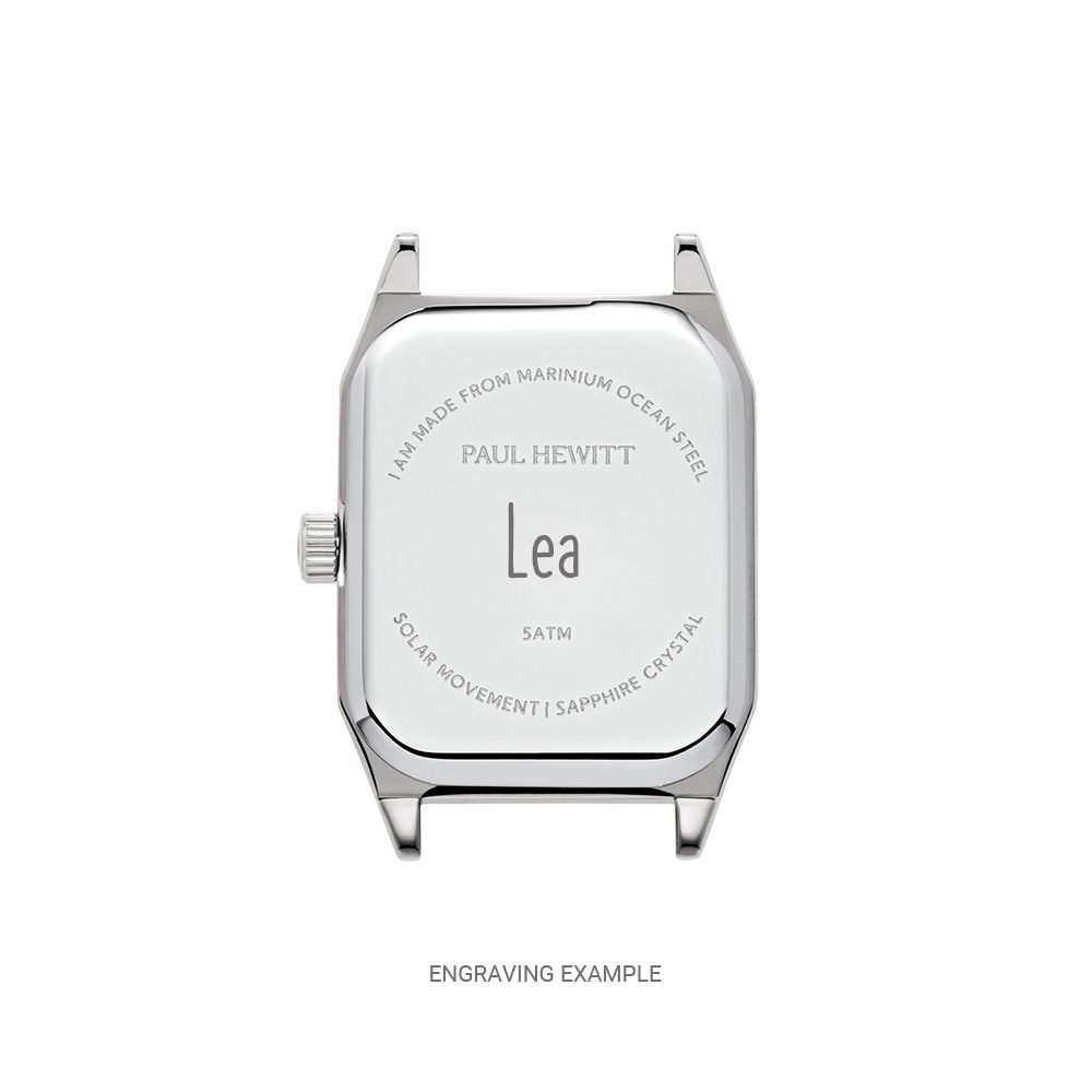 Petit Soleil Uhr Silber Schwarz