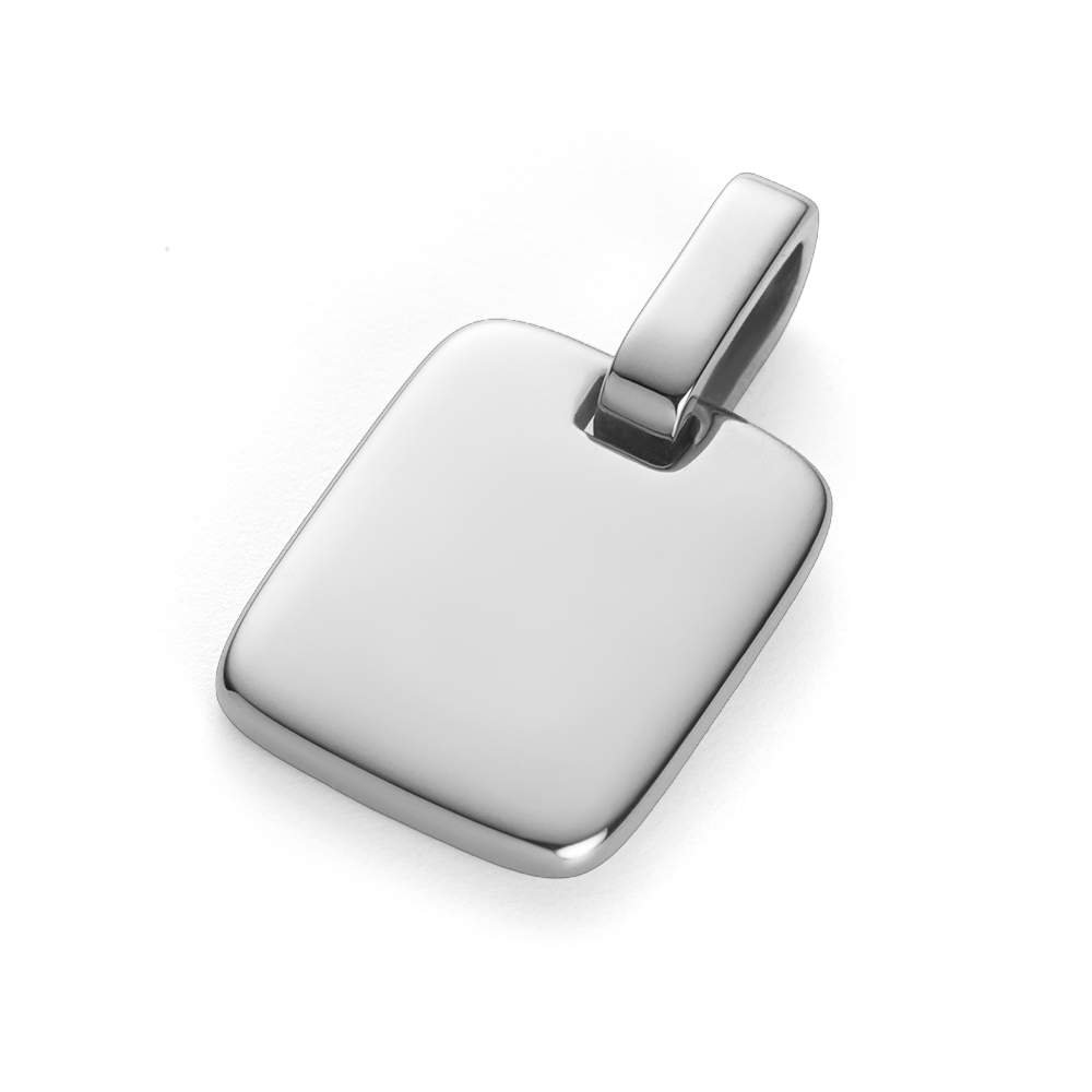 Plate Pendant Silber