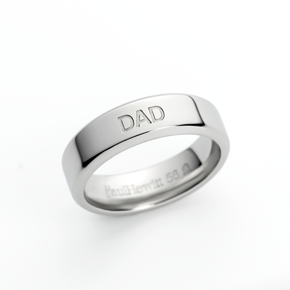 Dad Ring Silver