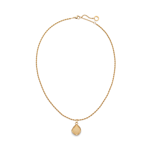 Engravable Drop Charm Gold