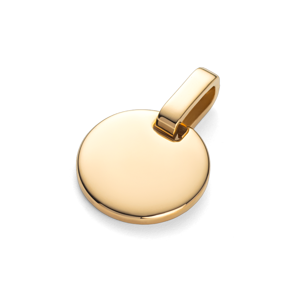 Round Halskette Gold