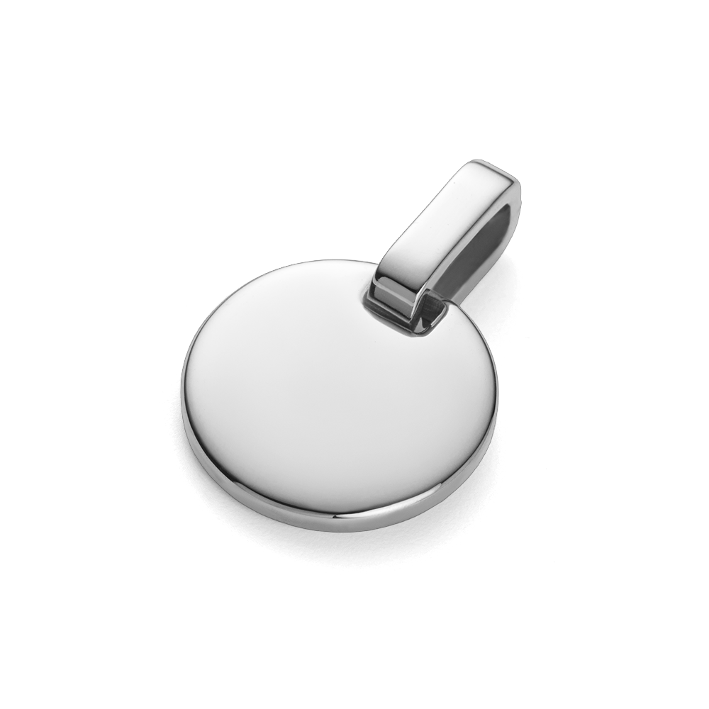 Round Halskette Silber