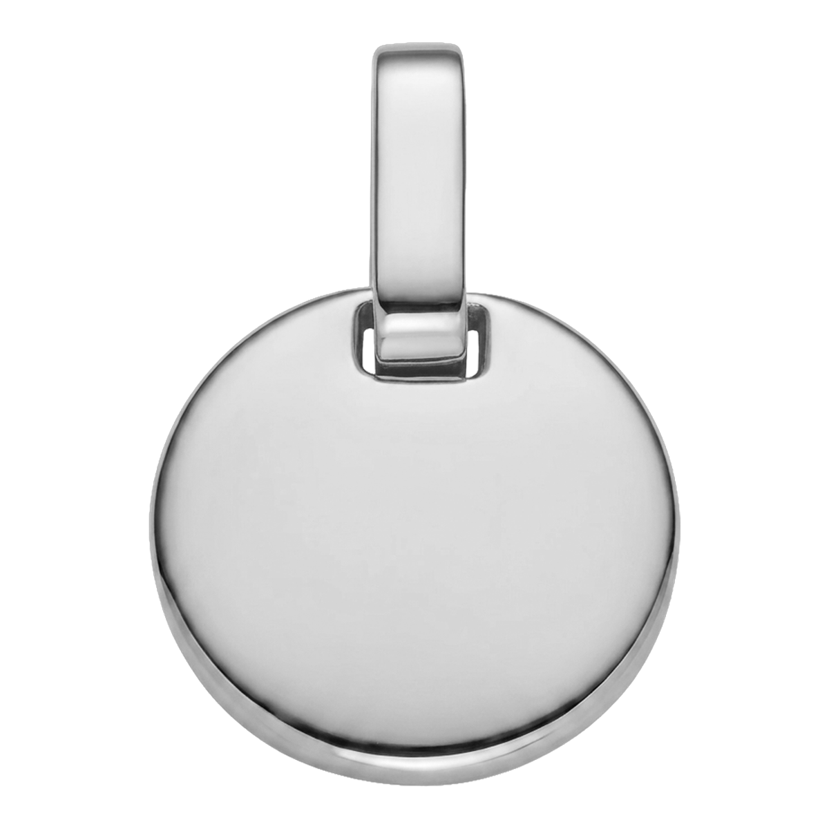 Round Halskette Silber