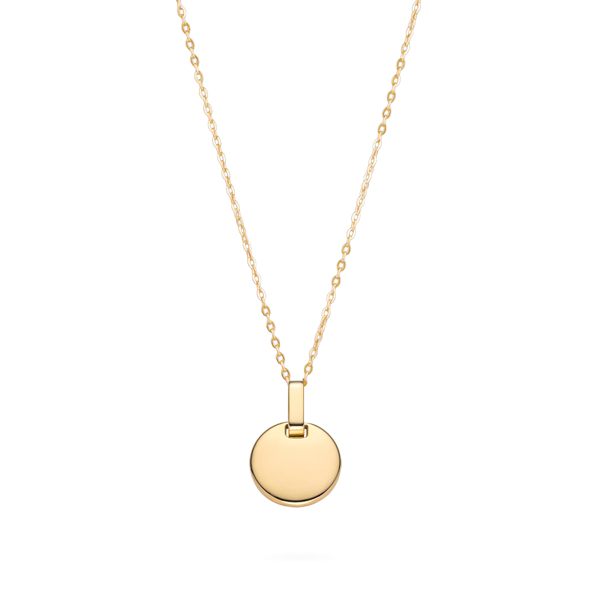 Round Halskette Gold