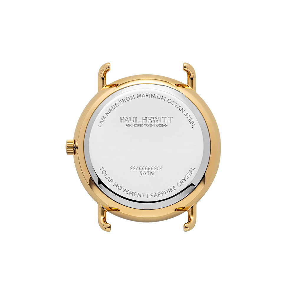Sailor 33 mm Uhr Gold Weiß