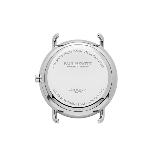 Sailor 33 mm watch silver white
