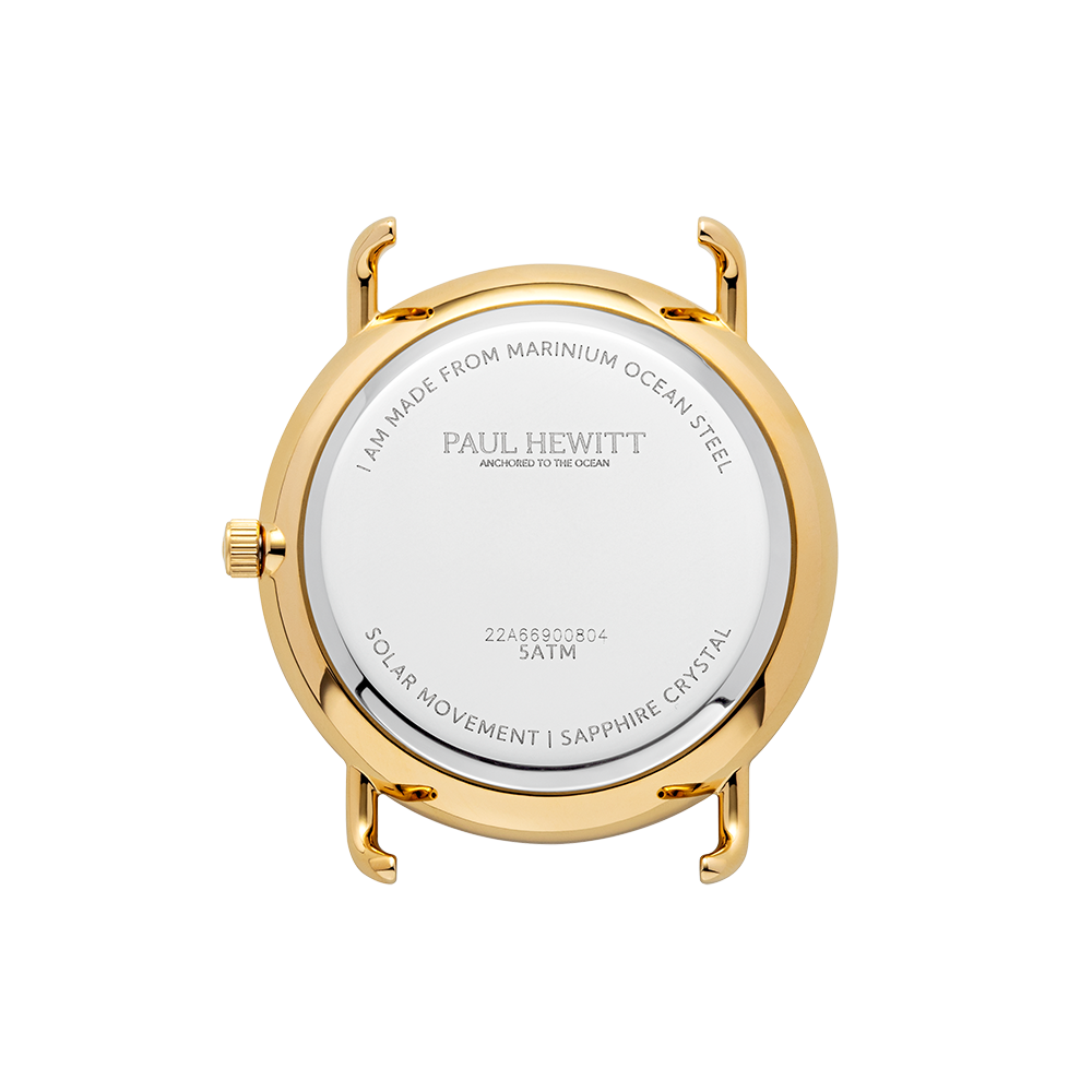 Sailor 39 mm Uhr Gold Weiß