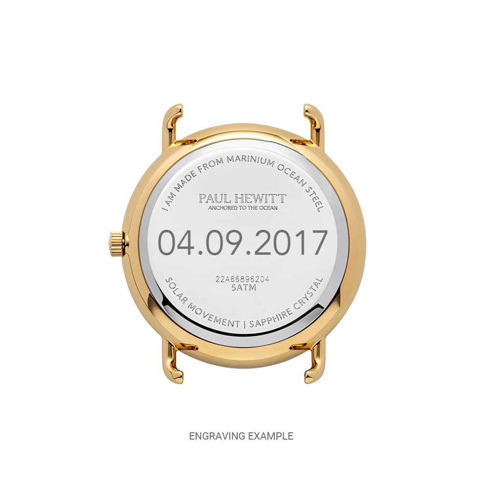 Sailor 33 mm Uhr Gold Weiß