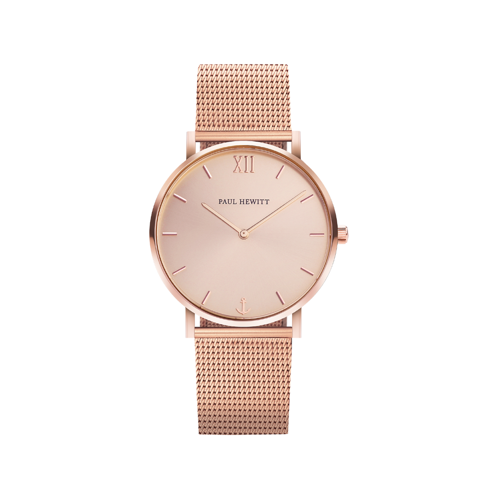 Uhr Sailor Rose Sunray Roségold Mesh Roségold