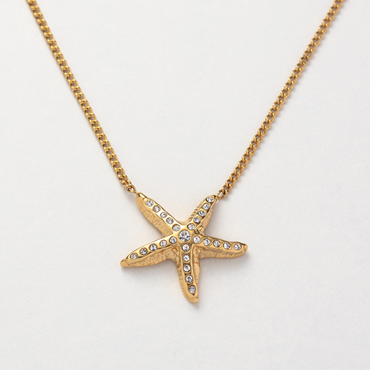 Sea Star Halskette Gold