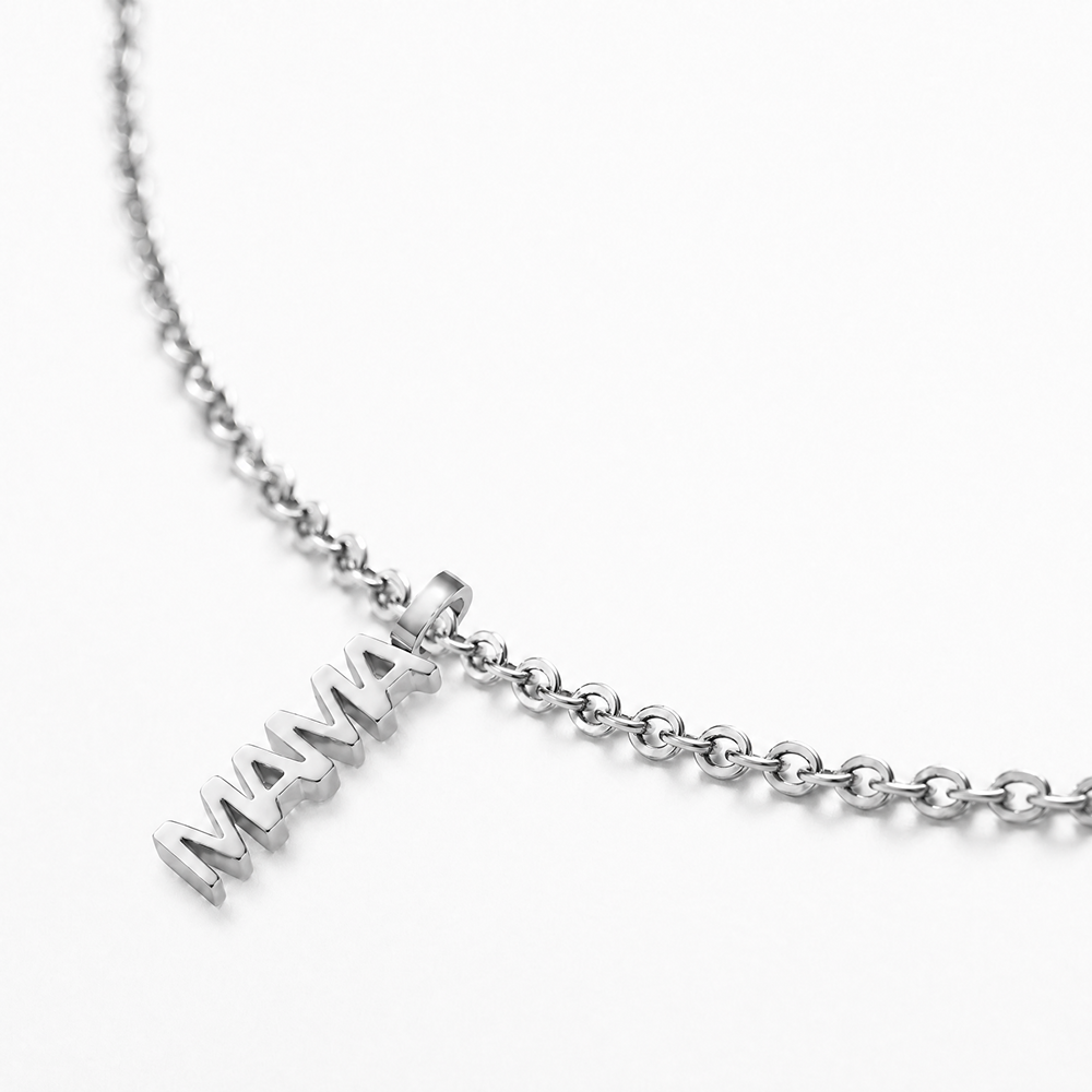 Set Mama Pendant et Collier Argent