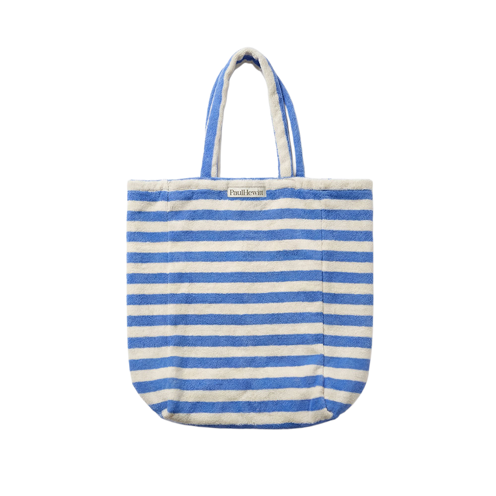 The shopping bag Breeze White & Marinium Blue