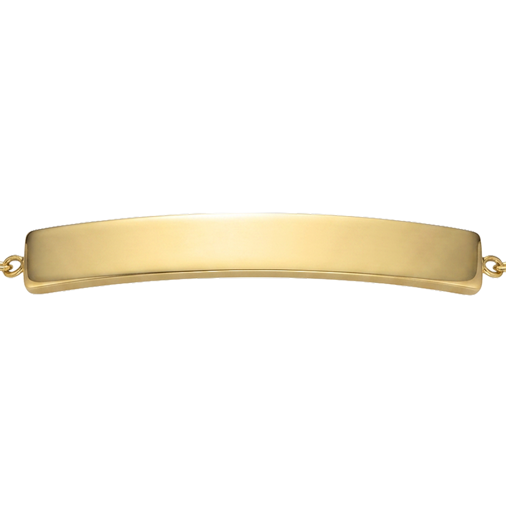 Slim Bar Bracelet Or