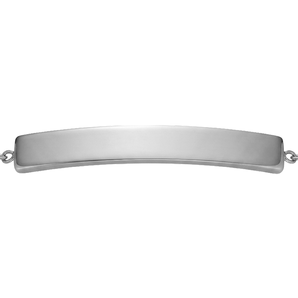 Slim Bar Bracelet Argent