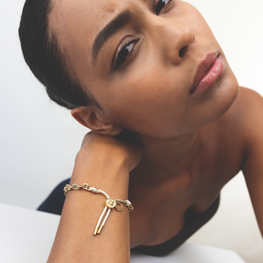 Turtle Anchor Chain Bracelet Or Sand