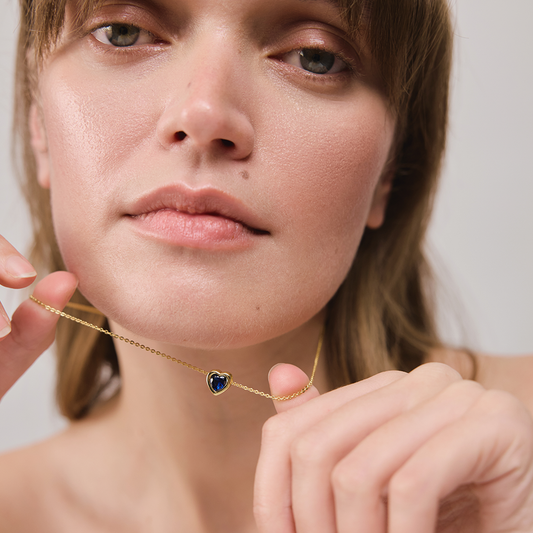 Heart of the Sea Mono Halskette Gold