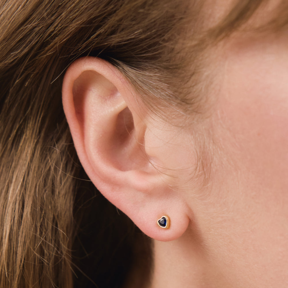 Heart of the Sea Mono Earring Gold