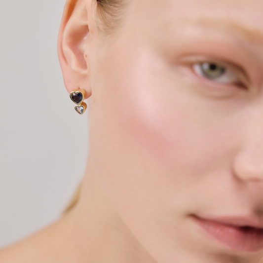 Heart of the Sea​ Rainbow Earring Gold