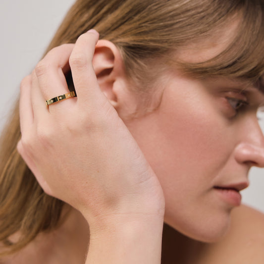 Windrose Intuition Bague Or