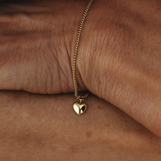 Ocean Heart Armkette Gold