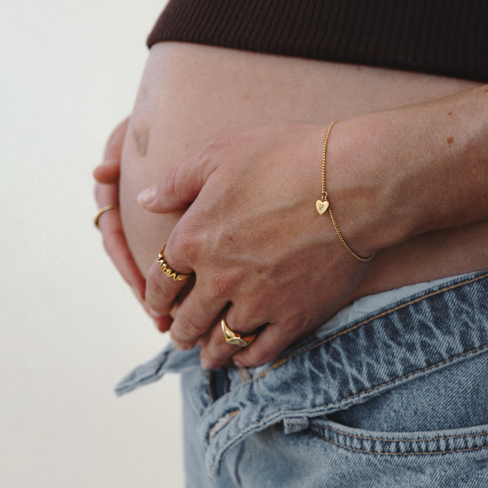 Ocean Heart Armkette Gold