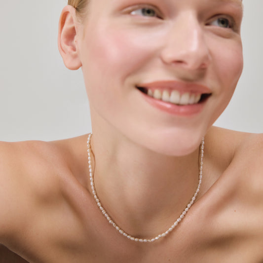 Pearl Halskette Gold