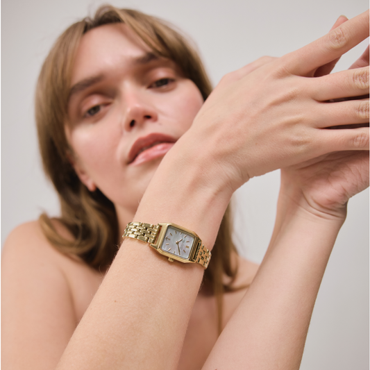 Petit Soleil Uhr Gold Pearl