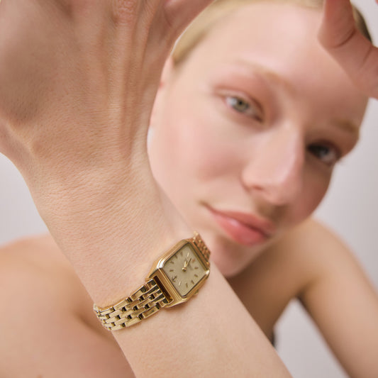 Petit Soleil Uhr Gold Champagner