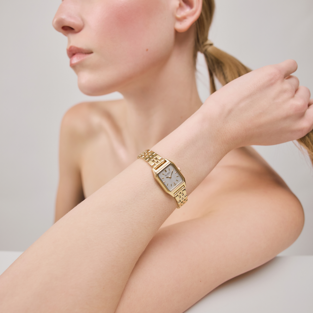 Petit Soleil Uhr Gold Weiß