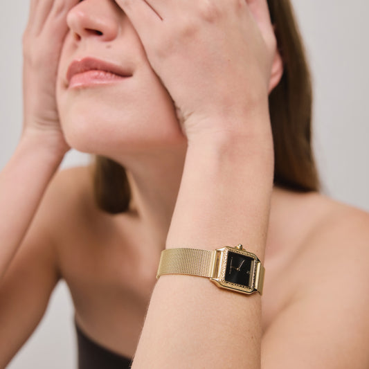 Petite Tortue black & gold