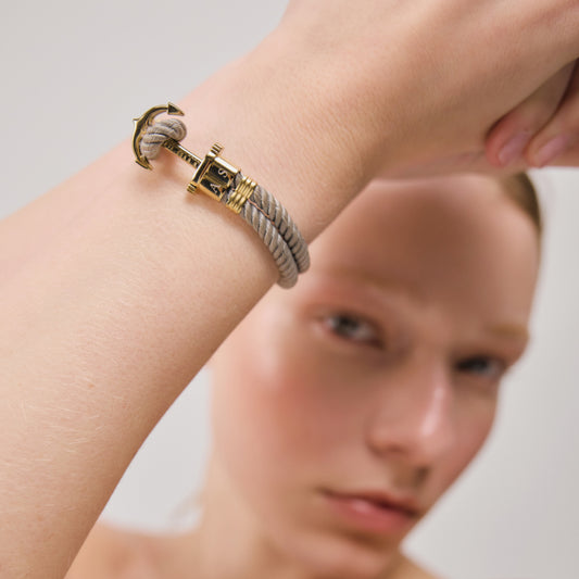 Phrep Armband Gold Grau