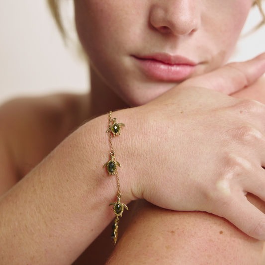 Turtle Bracelet Or
