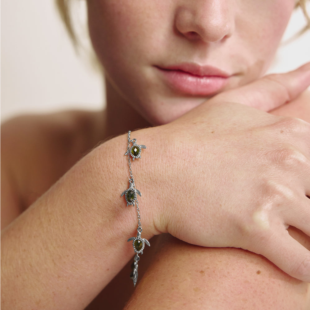 Turtle Bracelet Silver