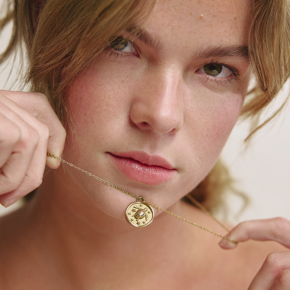 Turtle Coin Halskette Gold